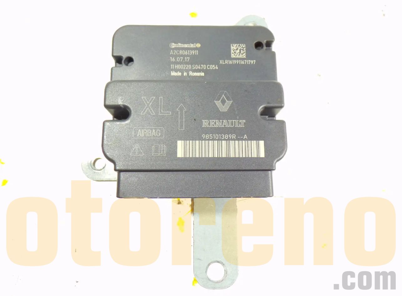 A2C80613911 RENAULT CLIO DACIA DUSTER Hava Yastığı Modülü Tamir ve Sıfırlama