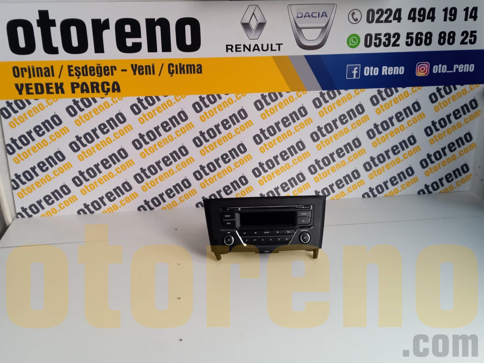 Radyo CD Çalar Bluetooth Ünitesi 281153794R 281154776R