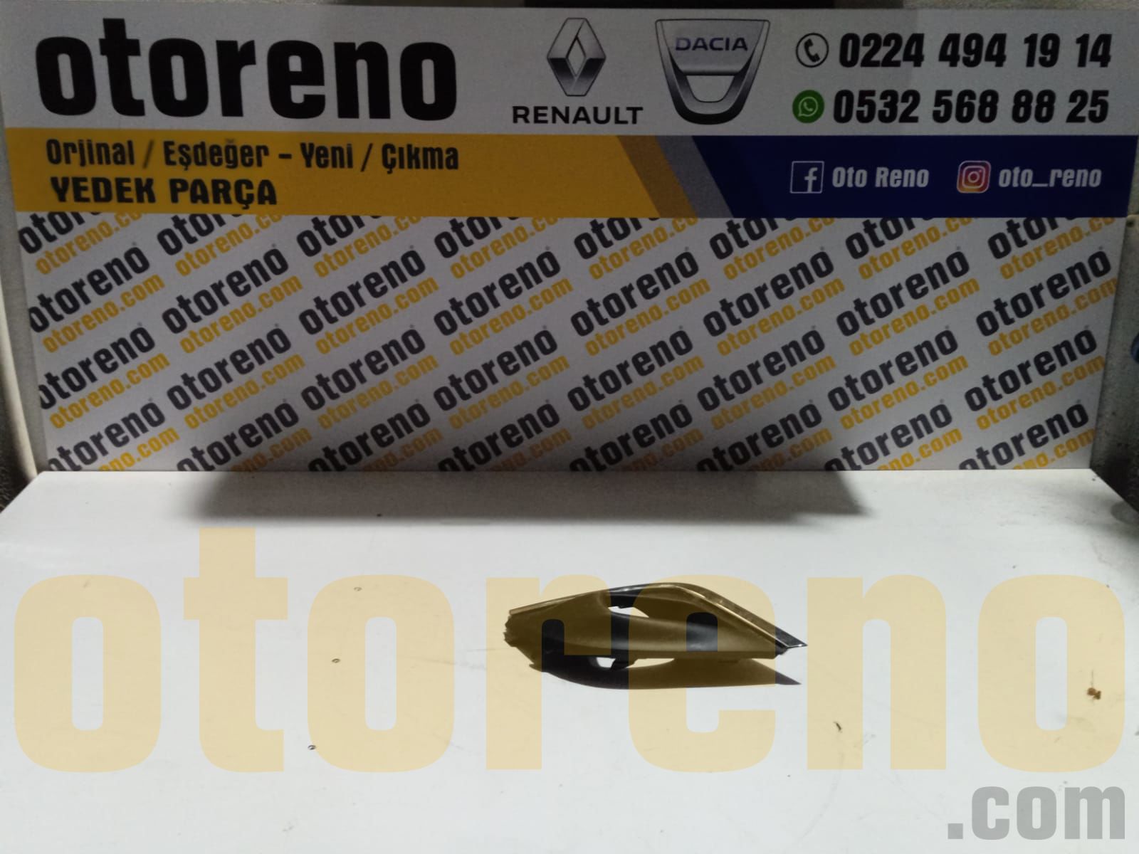 CLİO 4 SOL SİS FAR ÇERÇEVESİ NİKELAJLI 261A36157R - 261A30735R K2