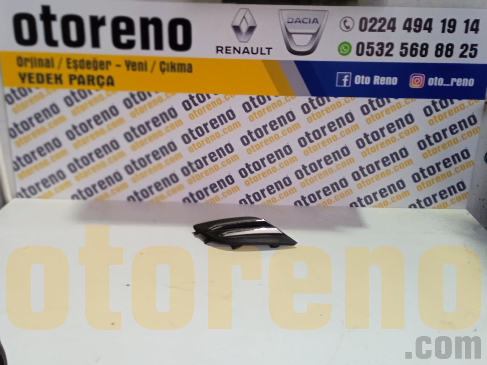 CLİO 4 SİS FAR KAPAĞI NİKELAJLI 263312088R - 263369999R K2