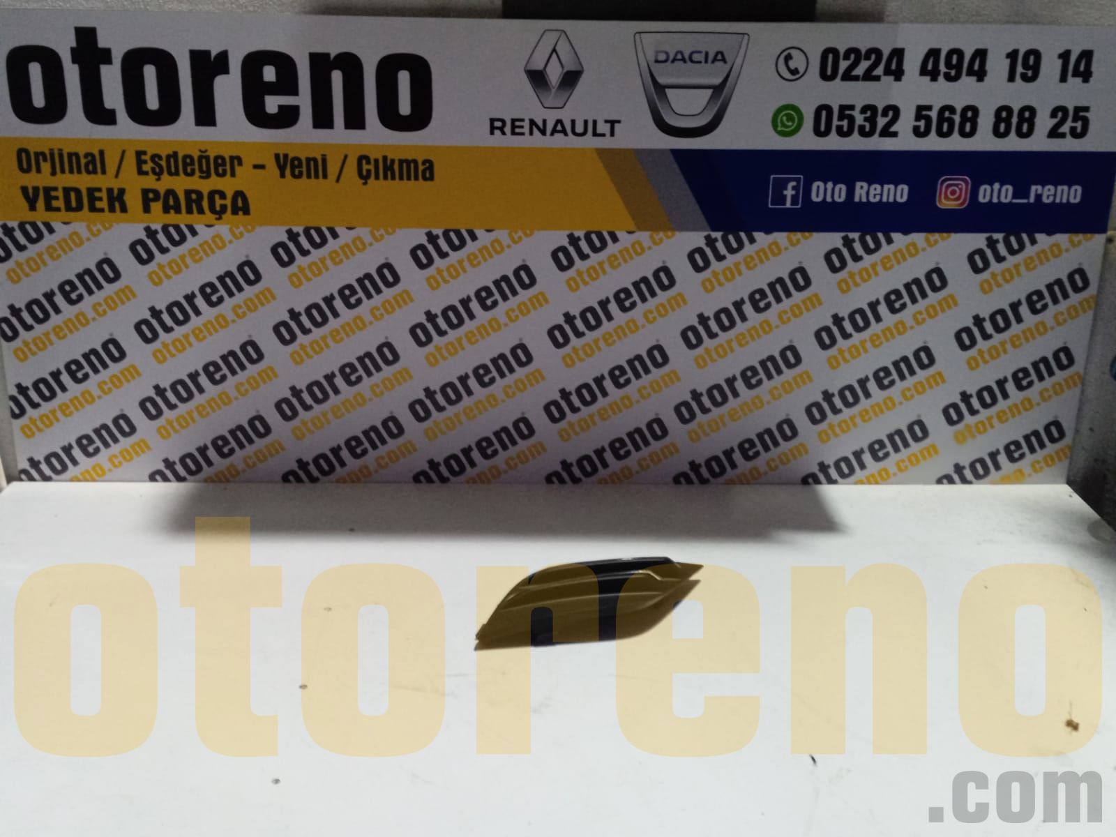 CLİO 4 SİS FAR KAPAĞI NİKELAJLI 263312088R - 263369999R K2