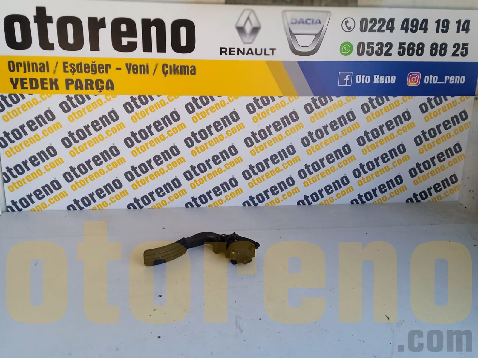 Gaz Pedalı Lodgy Dokker 1.5 K9K 180108712R